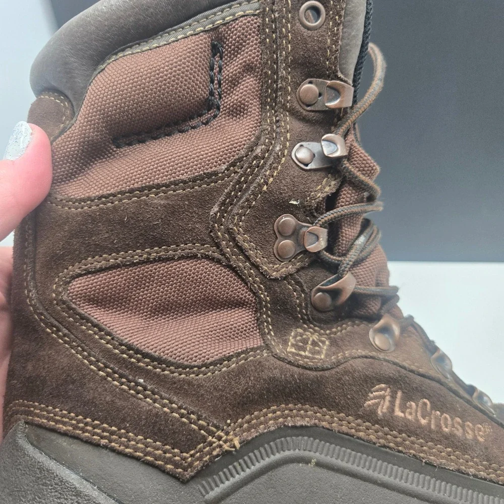 LaCrosse Snowdrift PFT Hunting Boots 1000G Thinsulate 9M Brown Winter Insulated